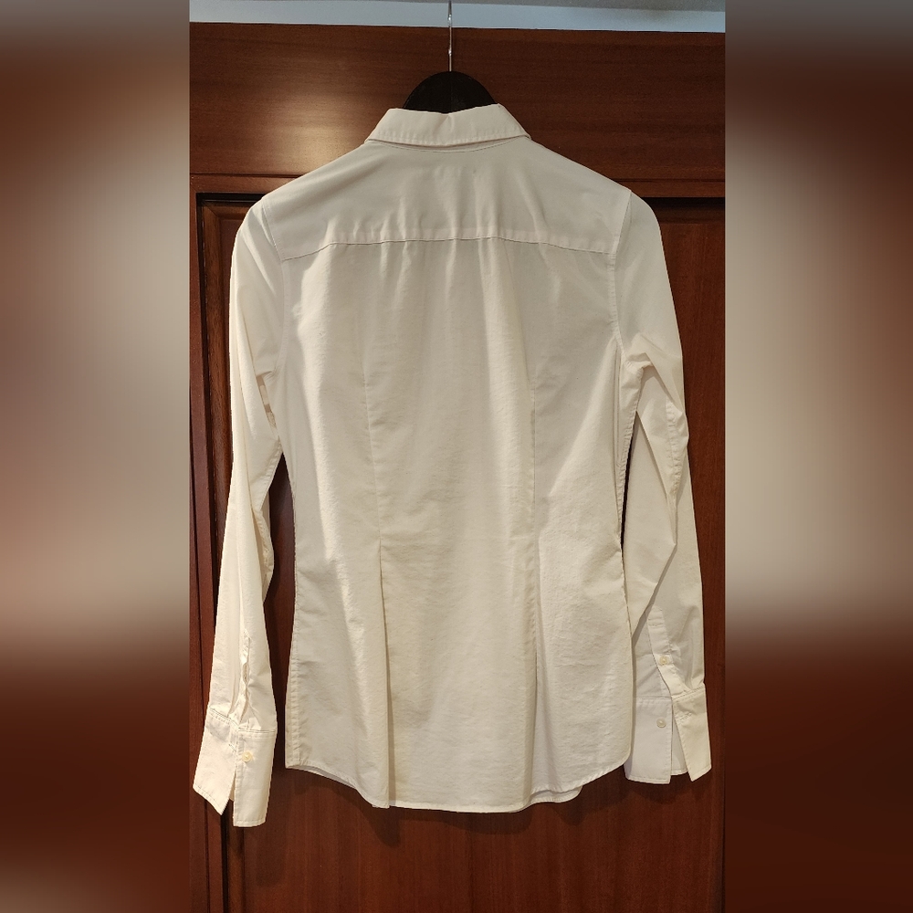 Banana Republic Riley White Button-Up Shirt, Size 6T (Tall) - Picture 2 of 4